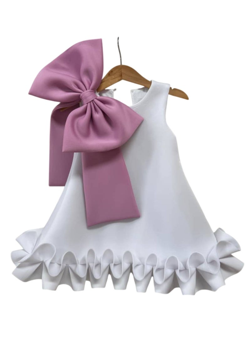 بيداني Royal White Dress - Image 5
